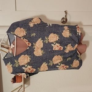 Flowered blouse